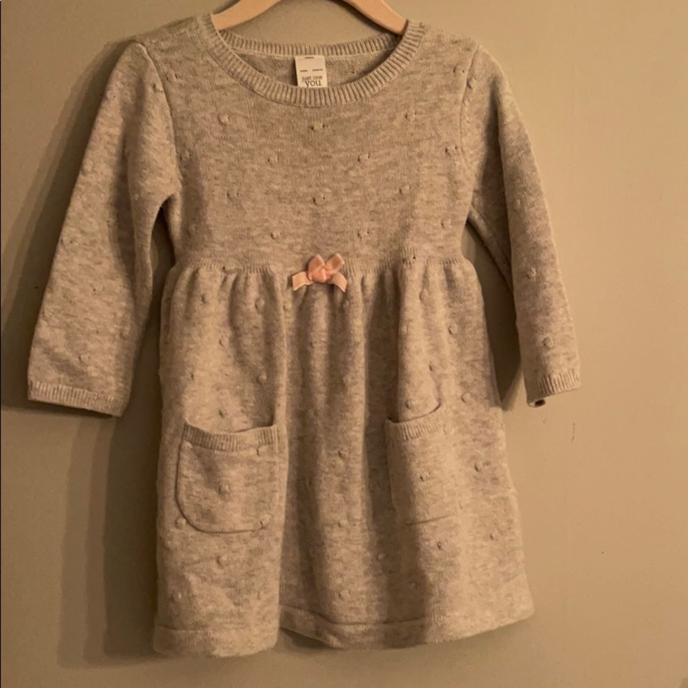 Sweater dress for baby girl